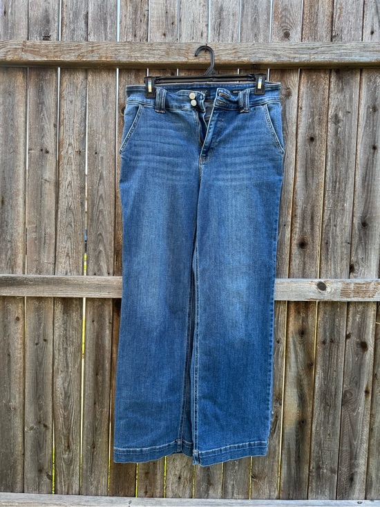 Judy Blue Denim - Judy Blue Medium Blue Wide-Leg High-Rise Jeans